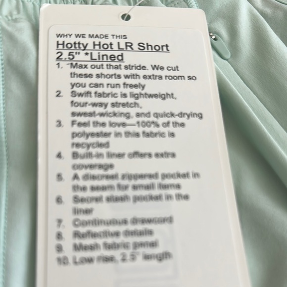 lululemon athletica Light Green Athletic Shorts - Picture 4 of 6
